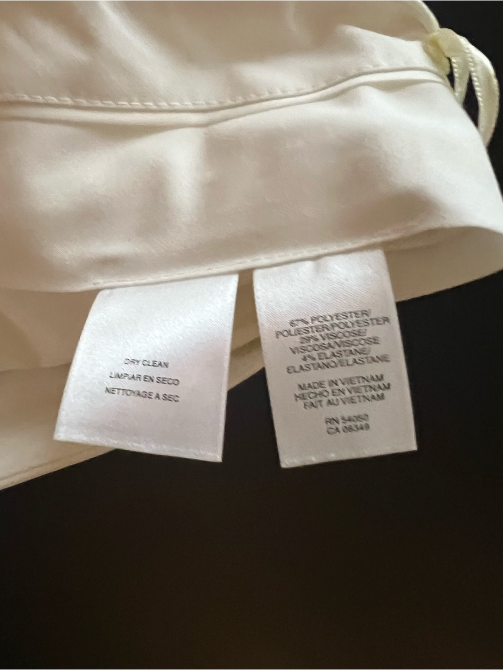 Jones New York White Flare Dress Pants - Picture 7 of 7